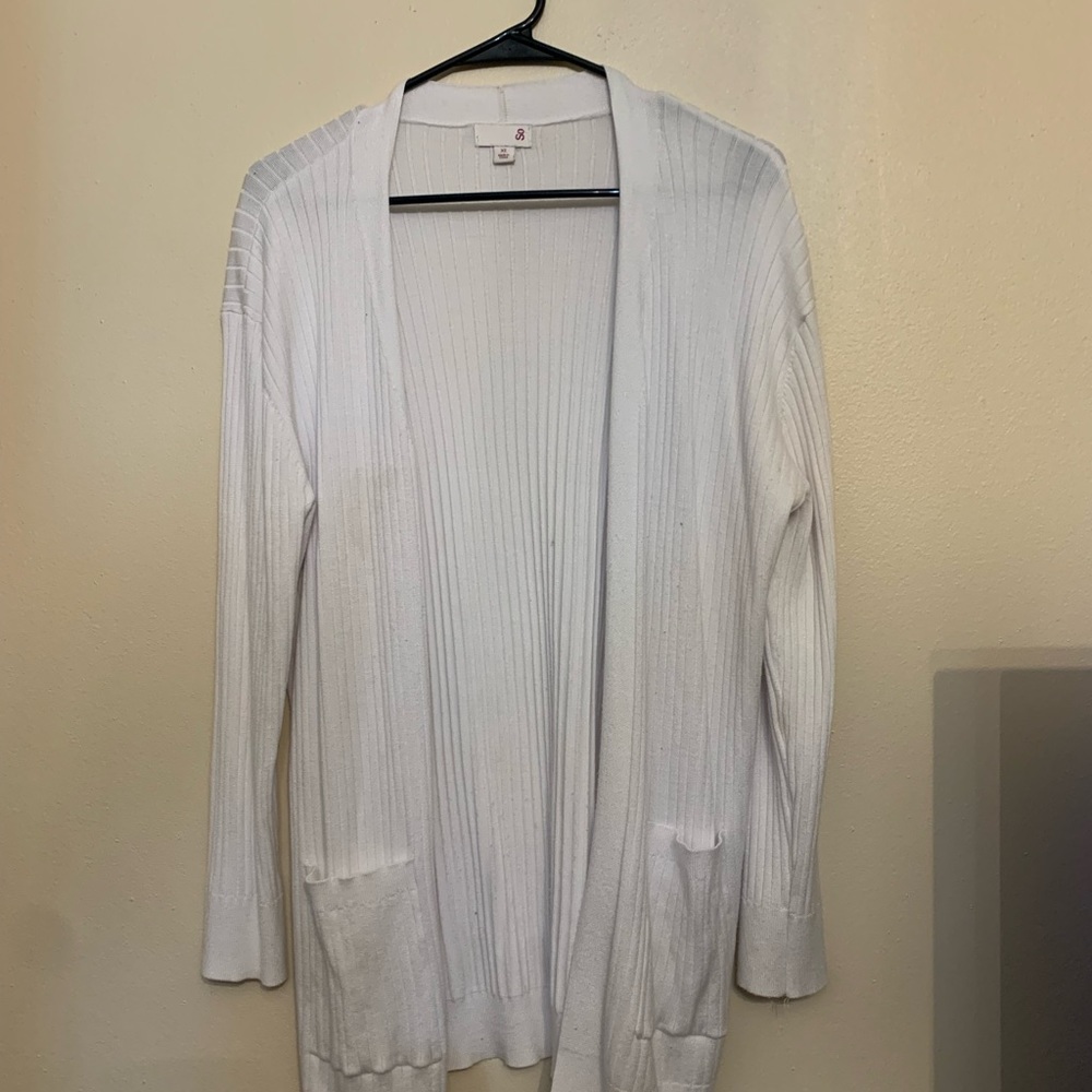 SO White Cardigan - XL